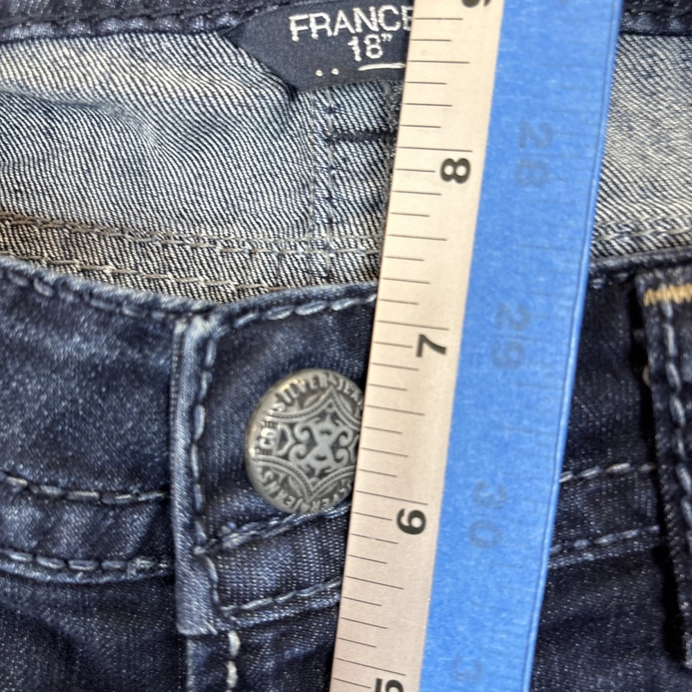 Silver Jeans Women’s 27x27 (Hemmed from 27x33) Dark Blue Frances Dark Wash - Picture 7 of 9